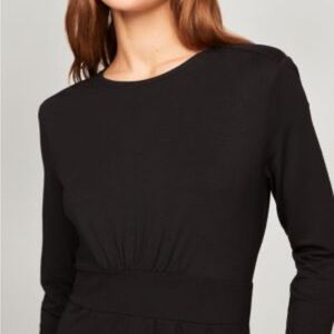 ❤️ Sadie & Sage | Black Long Sleeve Crop Top